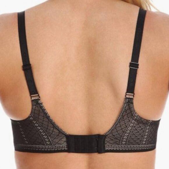 Chantelle Women's C Idéal Back Smoothing Bra Black Size 32C 7883 - Picture 2 of 2